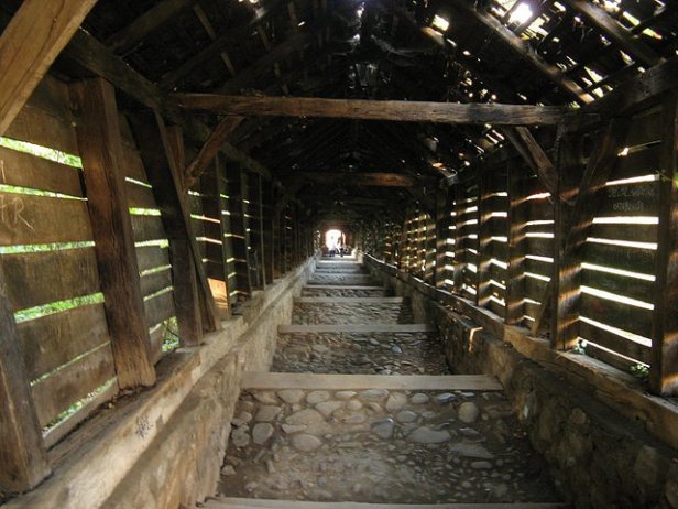 /Sighisoara, escalera de la escuela